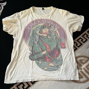 Vintage Used Circa Survive Band Shirt Size M